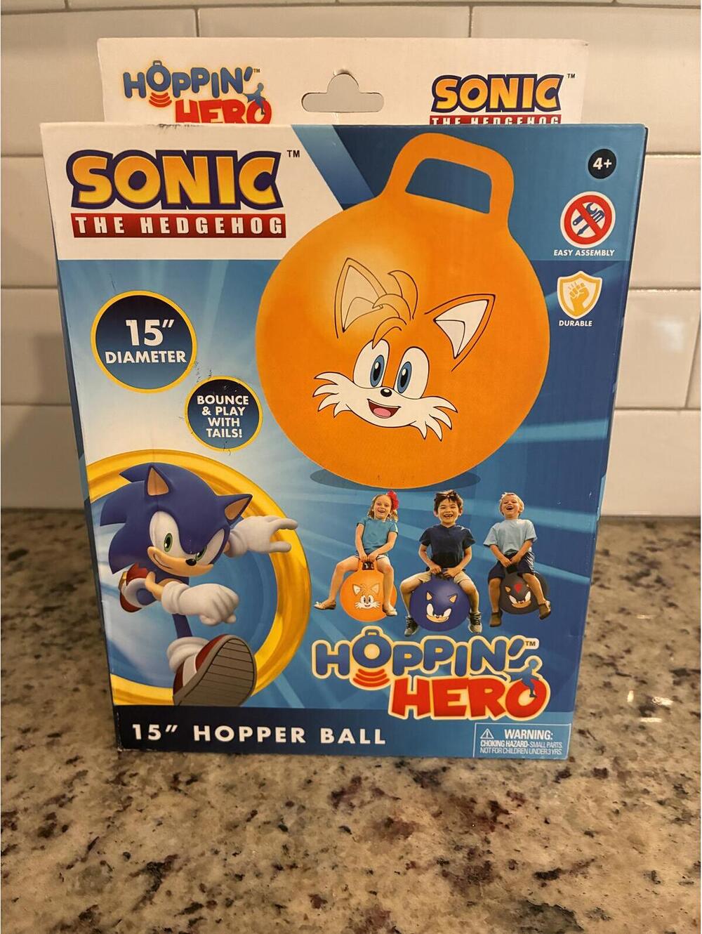 Sonic the Hedgehog Hoppin' Hero 15" Hopper Ball Tails Design